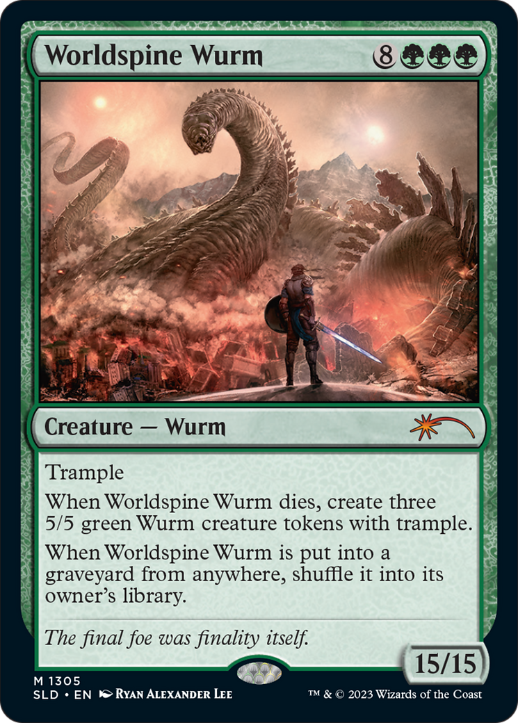 Worldspine Wurm [Secret Lair Drop Series] | Boutique FDB TCG