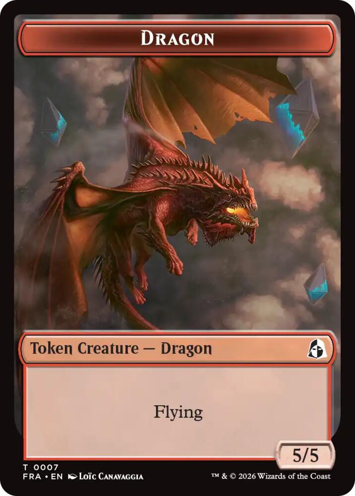 Dragon // Treasure Double-Sided Token (7 // 15) [Reality Fracture] | Boutique FDB TCG