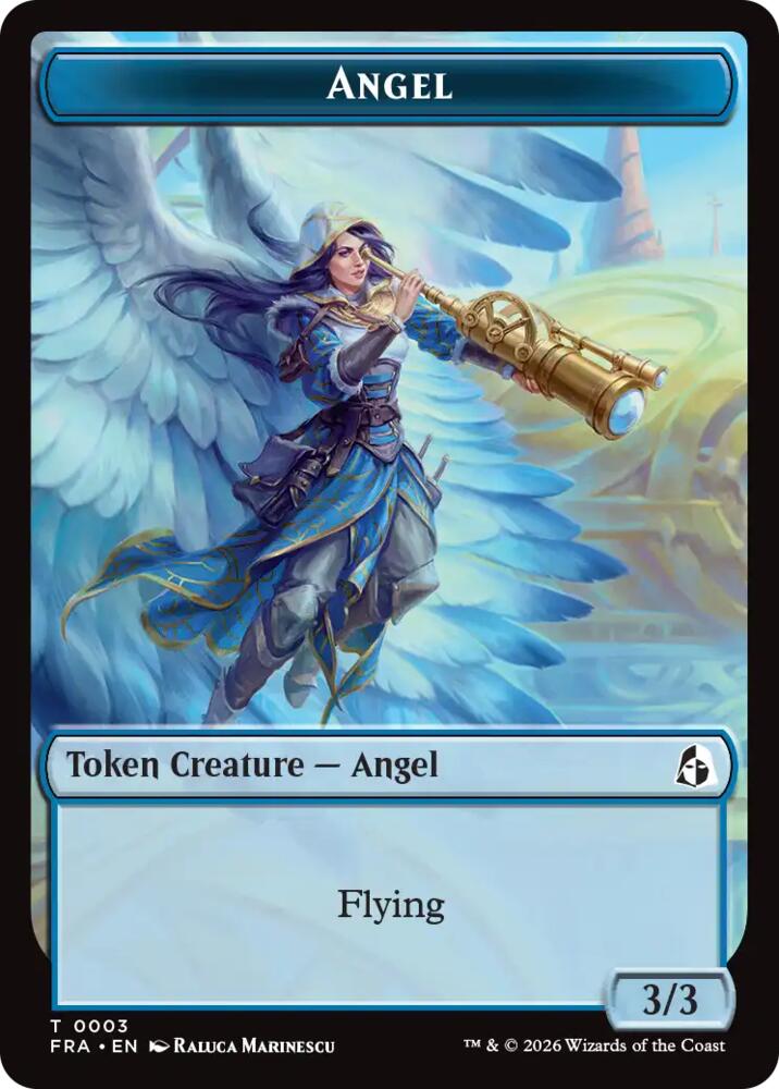 Angel (0003) // Beast Double-Sided Token (3 // 8) [Reality Fracture] | Boutique FDB TCG