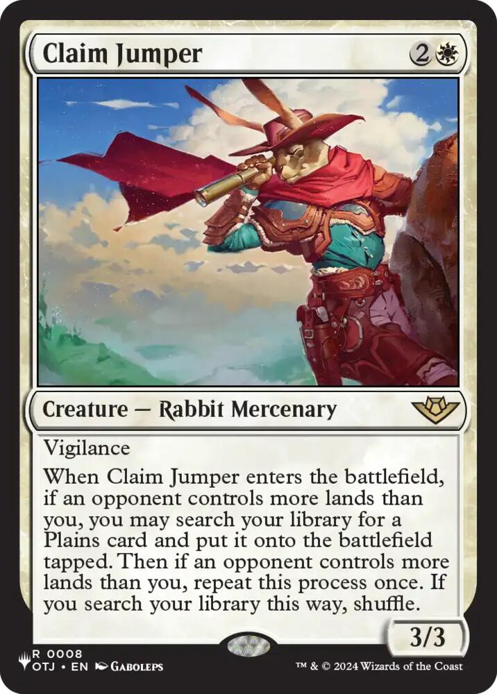 Claim Jumper (8) [The List] | Boutique FDB TCG