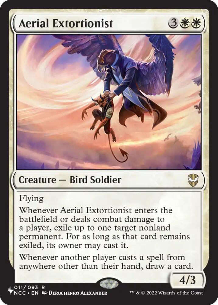 Aerial Extortionist (11) [The List] | Boutique FDB TCG