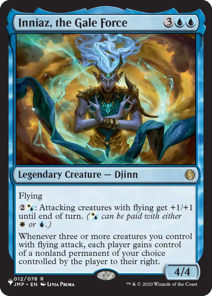 Inniaz, the Gale Force (12) [The List] | Boutique FDB TCG