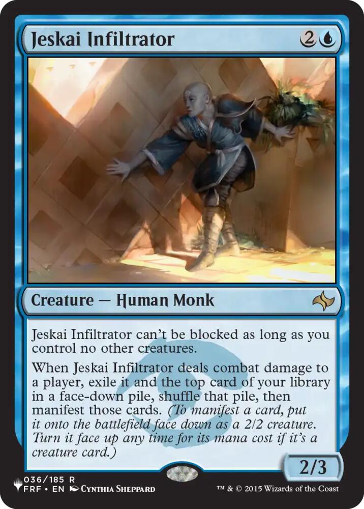 Jeskai Infiltrator (36) [The List] | Boutique FDB TCG