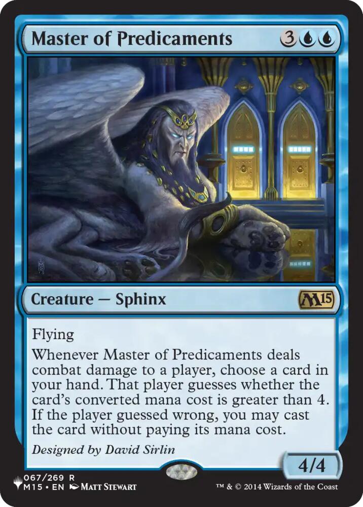 Master of Predicaments (67) [The List] | Boutique FDB TCG