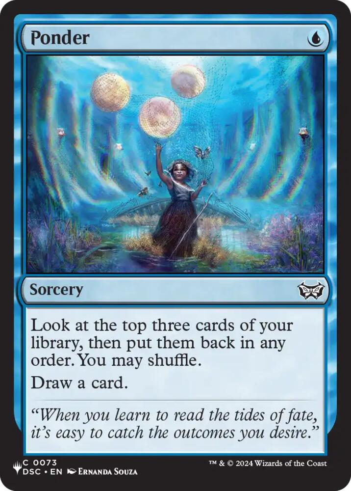 Ponder (DSC) (73) [The List] | Boutique FDB TCG