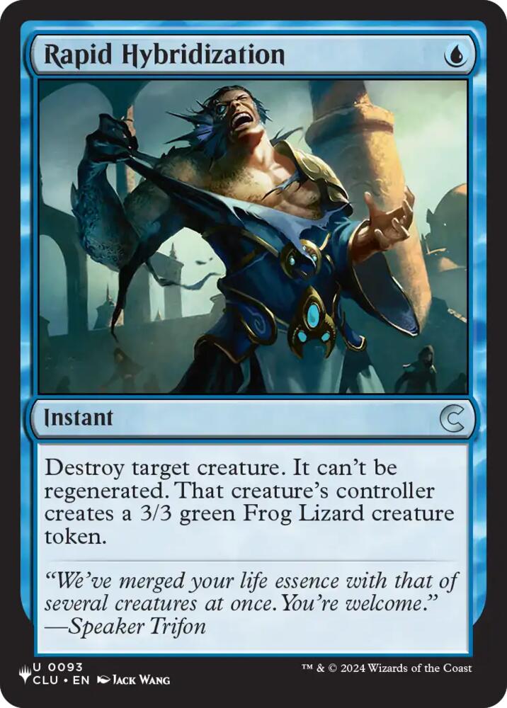 Rapid Hybridization (CLU) (93) [The List] | Boutique FDB TCG