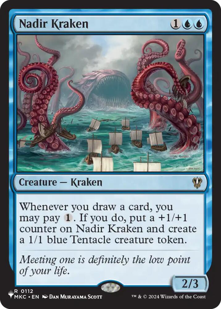 Nadir Kraken (112) [The List] | Boutique FDB TCG