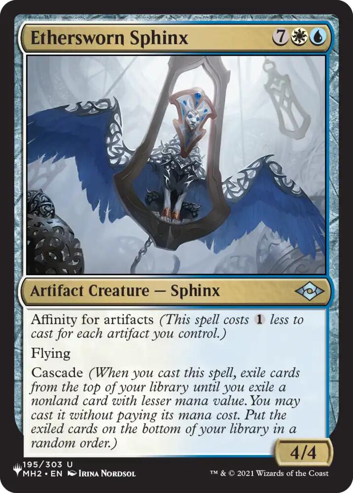 Ethersworn Sphinx (195) [The List] | Boutique FDB TCG