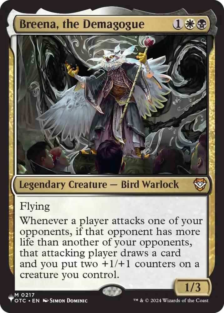 Breena, the Demagogue (217) [The List] | Boutique FDB TCG