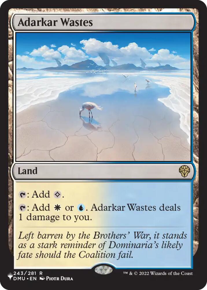 Adarkar Wastes (DMU) (243) [The List] | Boutique FDB TCG