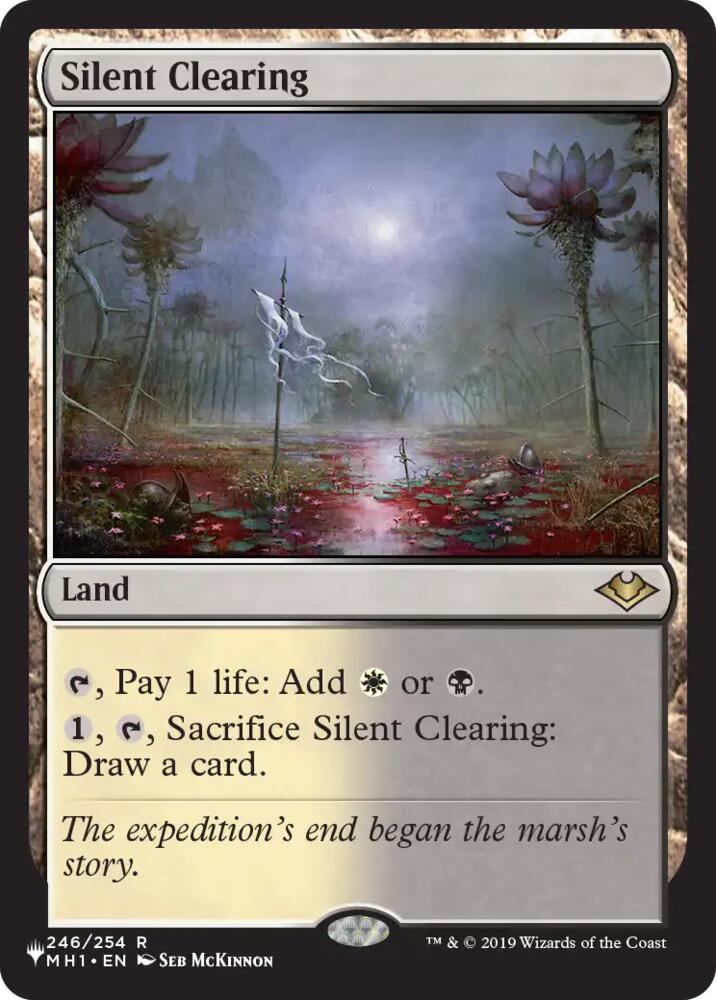 Silent Clearing (246) [The List] | Boutique FDB TCG