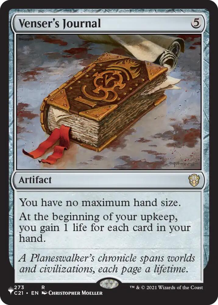 Venser's Journal (273) [The List] | Boutique FDB TCG