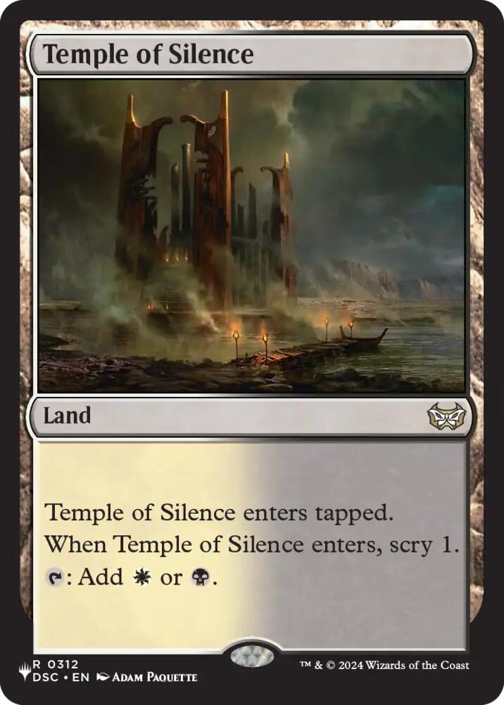 Temple of Silence (312) [The List] | Boutique FDB TCG