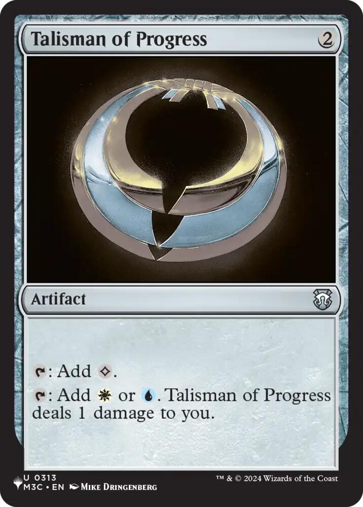 Talisman of Progress (313) [The List] | Boutique FDB TCG