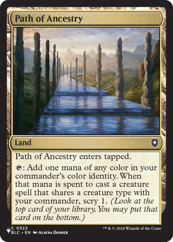 Path of Ancestry (BLC) (322) [The List] | Boutique FDB TCG