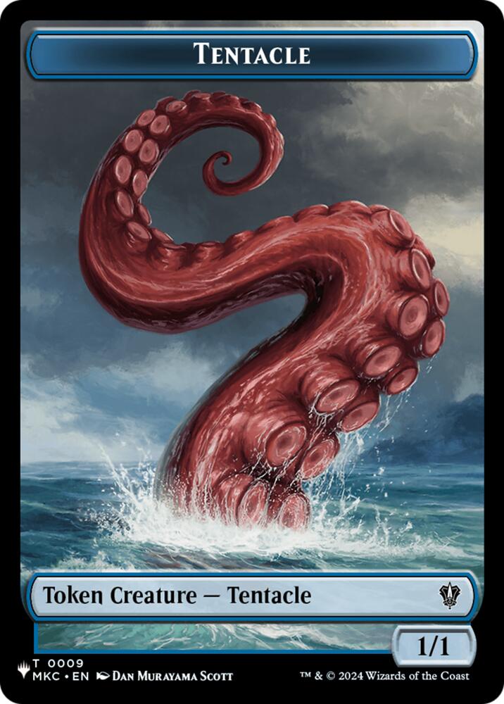 Tentacle // Frog Lizard Double-Sided Token (9 // 13) [The List] | Boutique FDB TCG