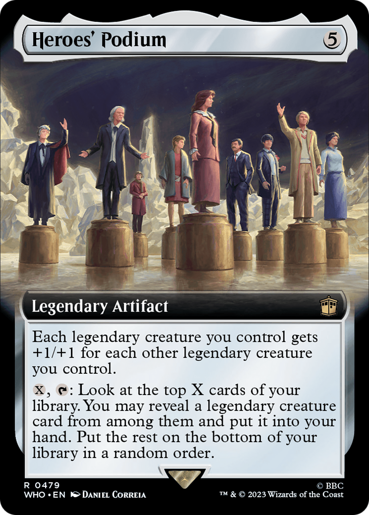 Heroes' Podium (Extended Art) [Doctor Who] | Boutique FDB TCG