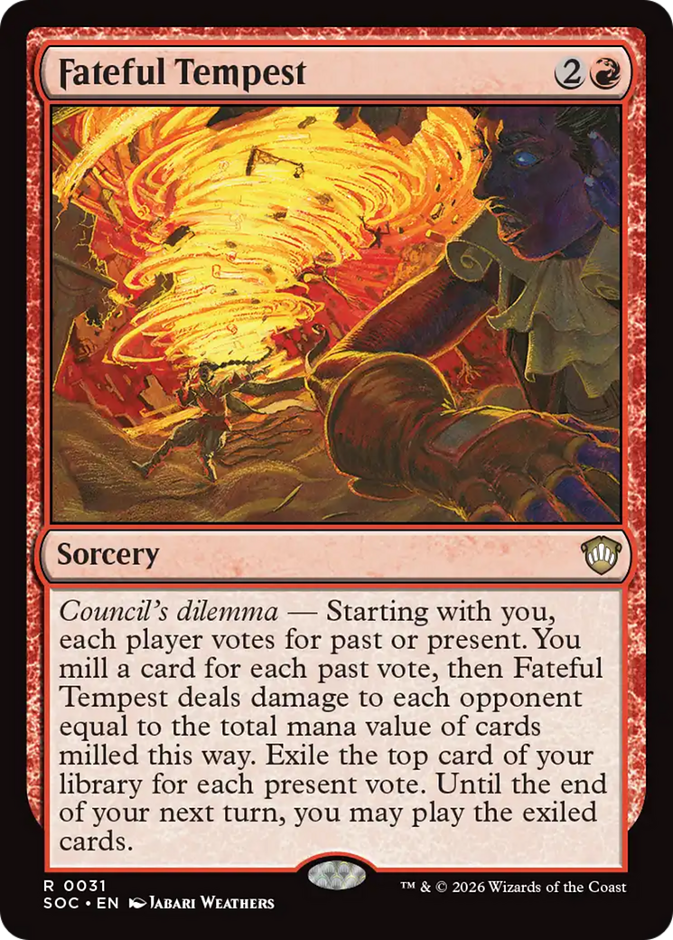 Fateful Tempest [Secrets of Strixhaven Commander] | Boutique FDB TCG
