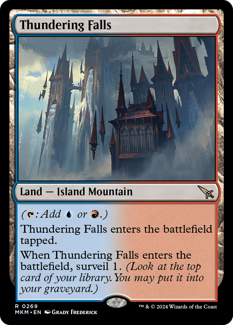 Thundering Falls [Murders at Karlov Manor] | Boutique FDB TCG