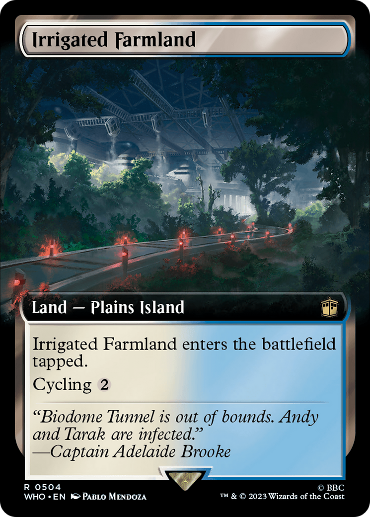 Irrigated Farmland (Extended Art) [Doctor Who] | Boutique FDB TCG
