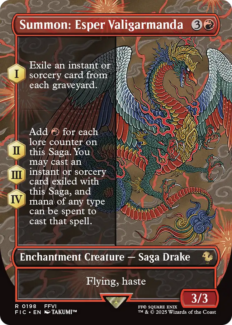 Summon: Esper Valigarmanda (Borderless) [FINAL FANTASY Commander] | Boutique FDB TCG