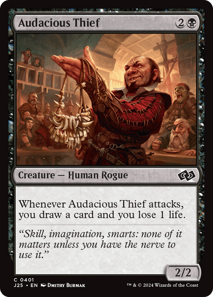 Audacious Thief [Foundations Jumpstart] | Boutique FDB TCG