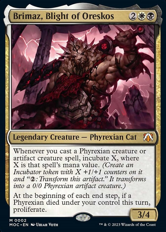 Brimaz, Blight of Oreskos [March of the Machine Commander] | Boutique FDB TCG