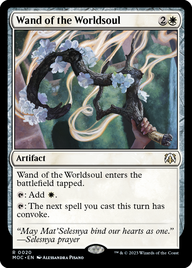 Wand of the Worldsoul [March of the Machine Commander] | Boutique FDB TCG