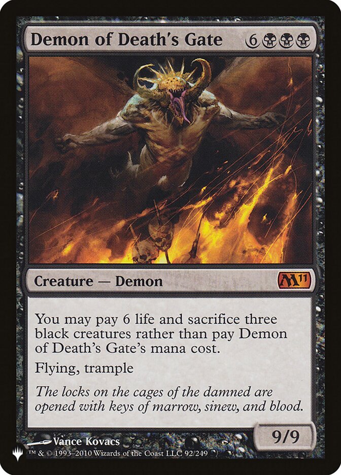 Demon of Death's Gate [The List] | Boutique FDB TCG