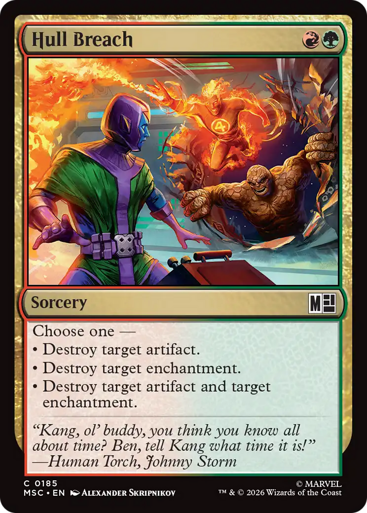 Hull Breach (Surge Foil) [Marvel Super Heroes Commander] | Boutique FDB TCG