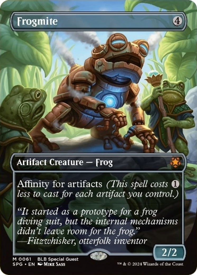 Frogmite (Borderless) [Bloomburrow Special Guests] | Boutique FDB TCG