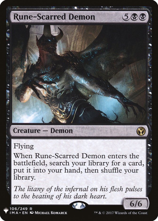 Rune-Scarred Demon [Mystery Booster] | Boutique FDB TCG