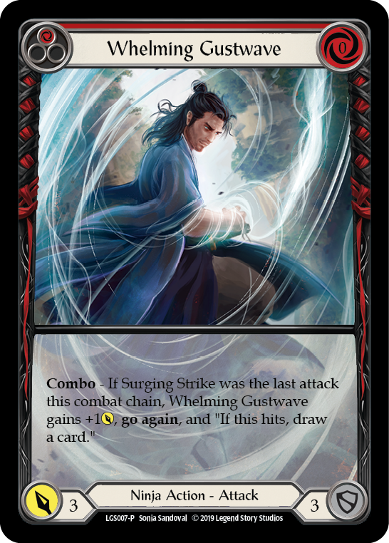 Whelming Gustwave (Red) [LGS007-P] (Promo)  1st Edition Normal | Boutique FDB TCG