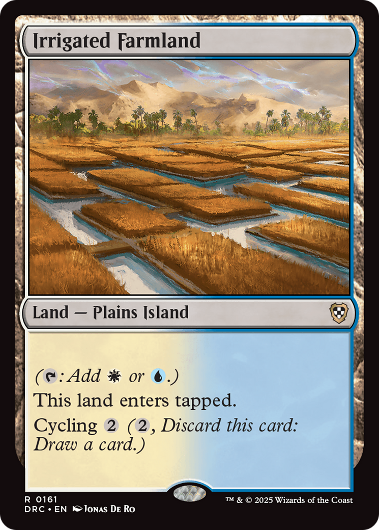 Irrigated Farmland [Aetherdrift Commander] | Boutique FDB TCG