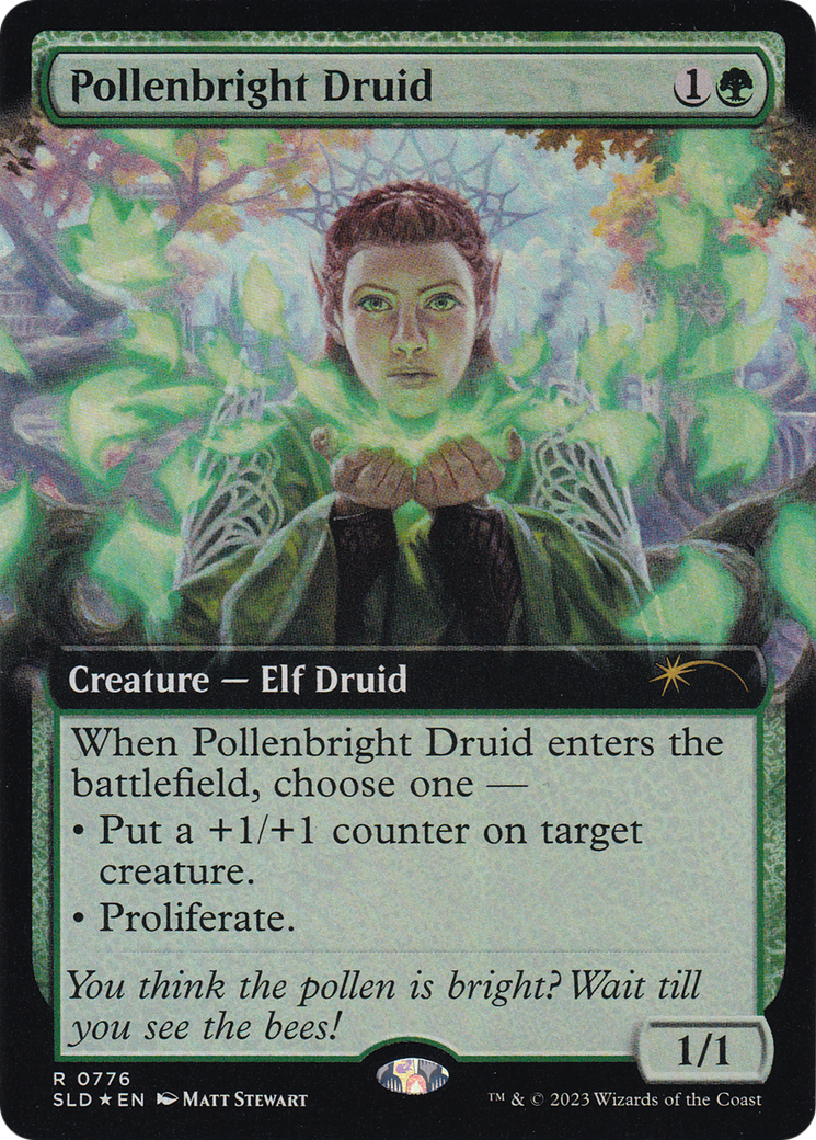 Pollenbright Druid (Extended Art) [Secret Lair Drop Series] | Boutique FDB TCG