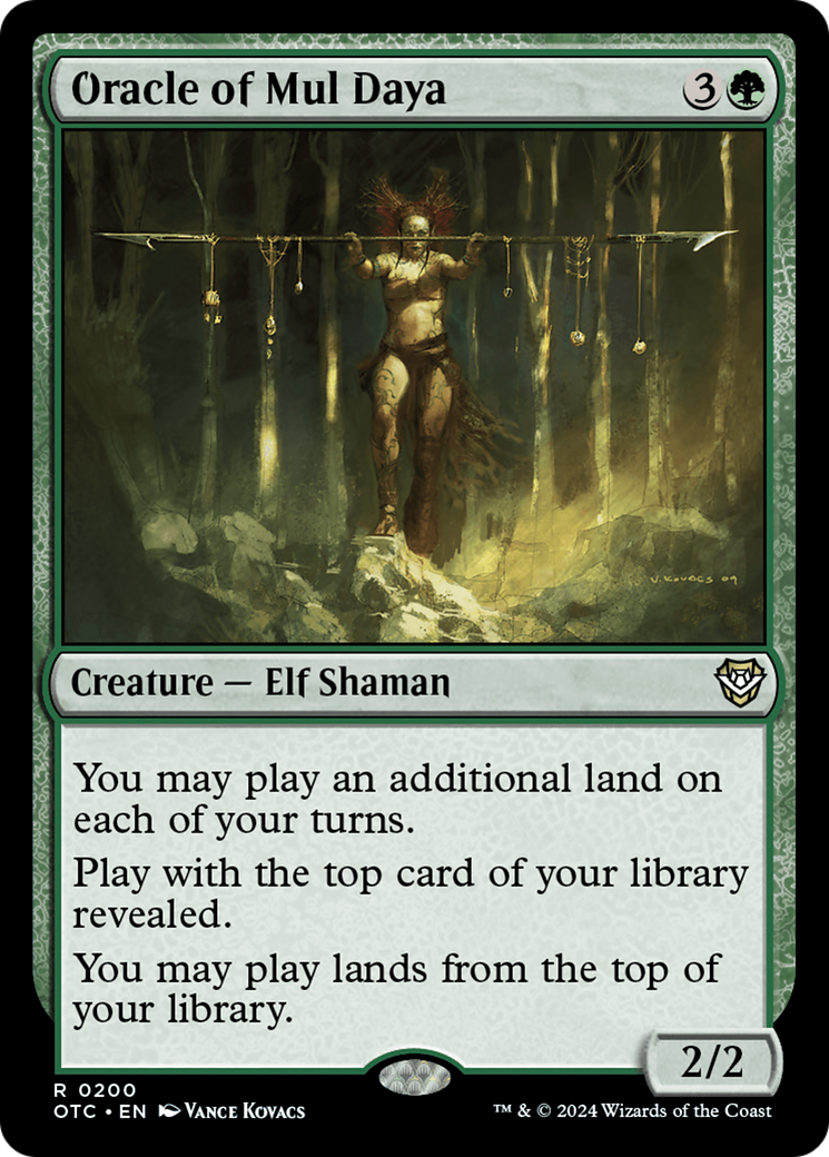 Oracle of Mul Daya [Outlaws of Thunder Junction Commander] | Boutique FDB TCG