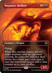 Magmatic Hellkite (Borderless) [Tarkir: Dragonstorm] | Boutique FDB TCG