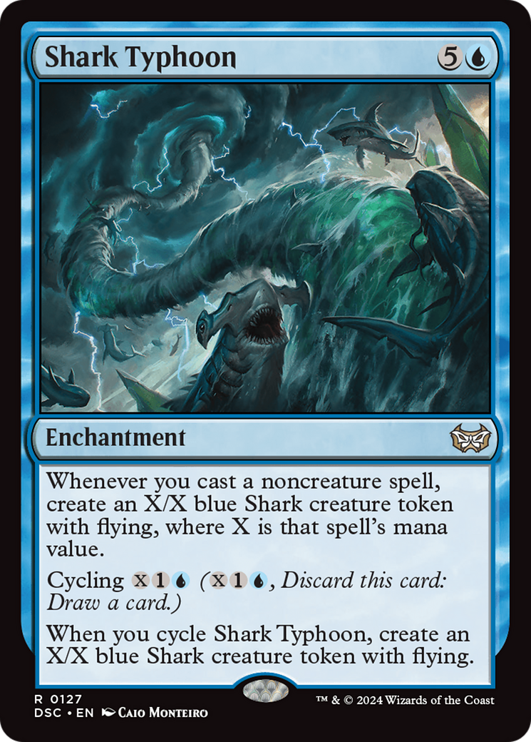 Shark Typhoon [Duskmourn: House of Horror Commander] | Boutique FDB TCG