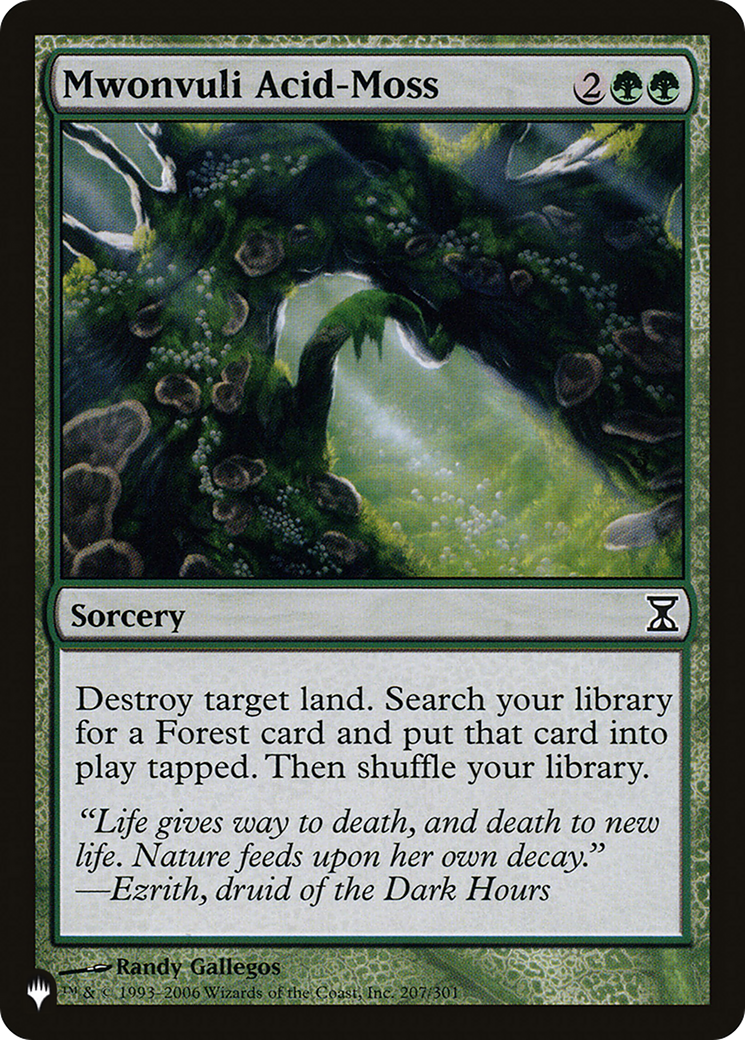 Mwonvuli Acid-Moss [The List Reprints] | Boutique FDB TCG