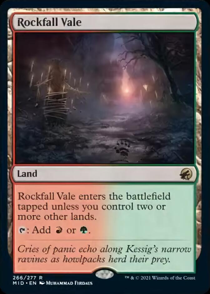 Rockfall Vale [Innistrad: Midnight Hunt] | Boutique FDB TCG