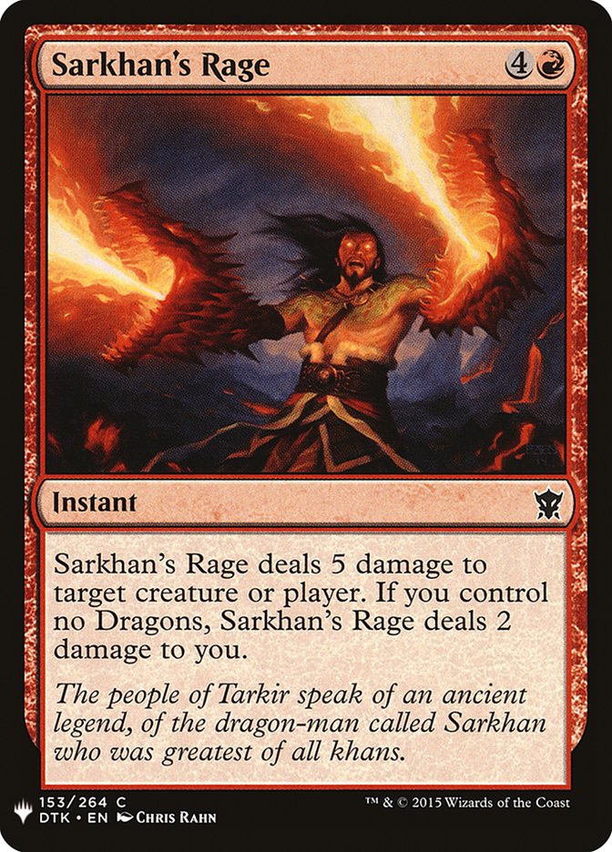 Sarkhan's Rage [Mystery Booster] | Boutique FDB TCG
