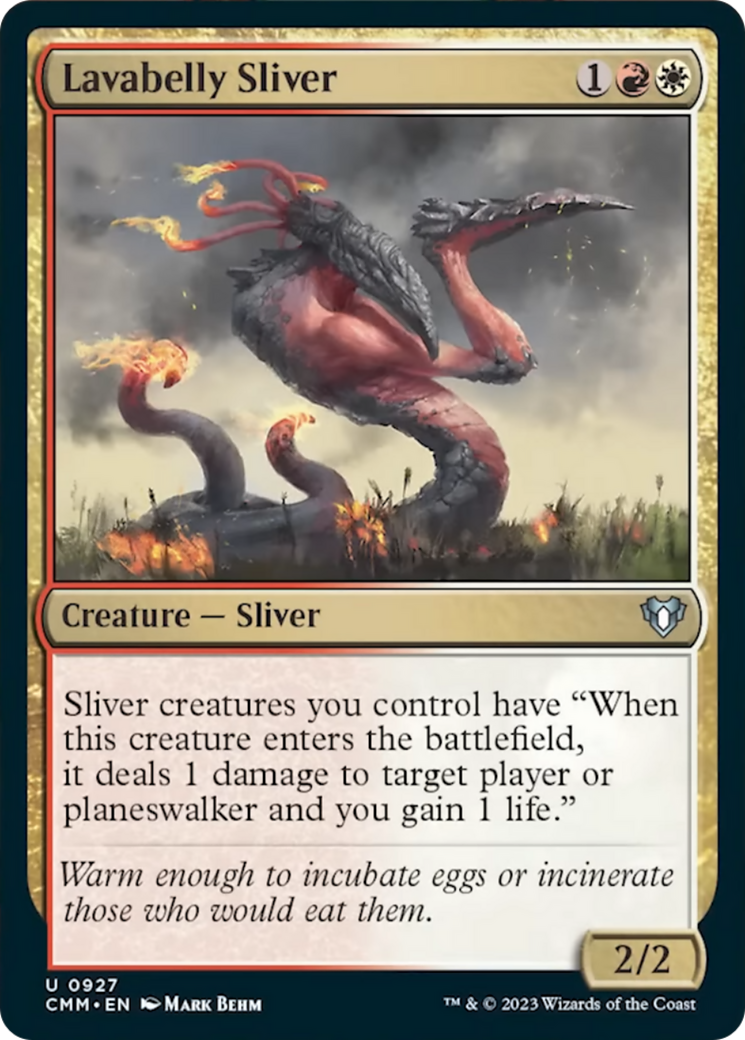 Lavabelly Sliver [Commander Masters] | Boutique FDB TCG