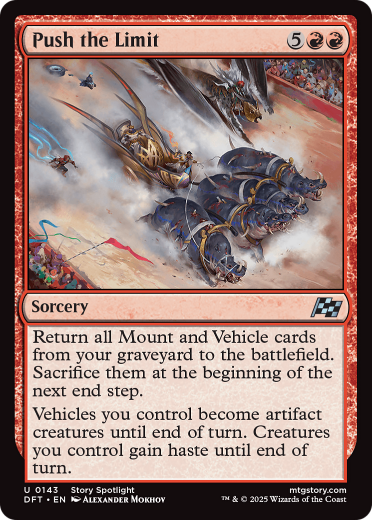 Push the Limit [Aetherdrift] | Boutique FDB TCG