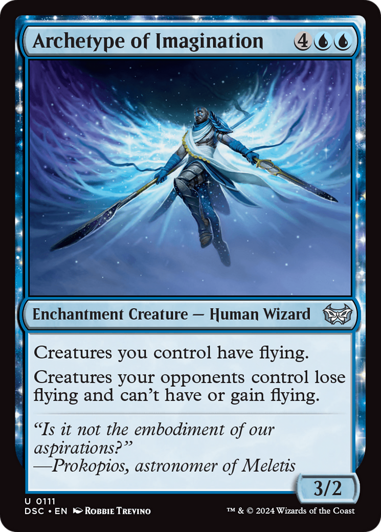 Archetype of Imagination [Duskmourn: House of Horror Commander] | Boutique FDB TCG