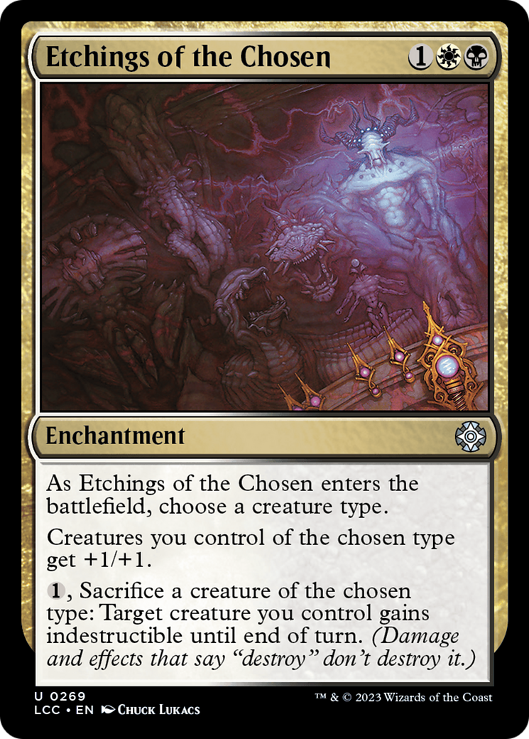 Etchings of the Chosen [The Lost Caverns of Ixalan Commander] | Boutique FDB TCG