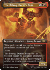 The Balrog, Durin's Bane (Borderless Alternate Art) [The Lord of the Rings: Tales of Middle-Earth] | Boutique FDB TCG