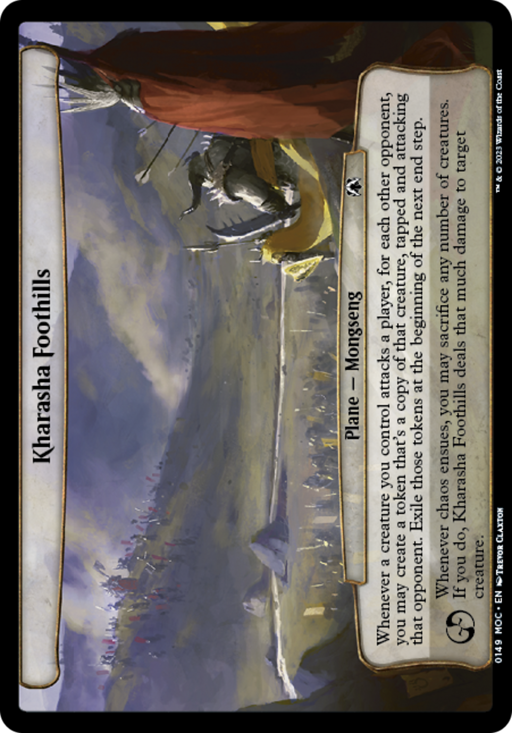 Kharasha Foothills [March of the Machine Commander] | Boutique FDB TCG