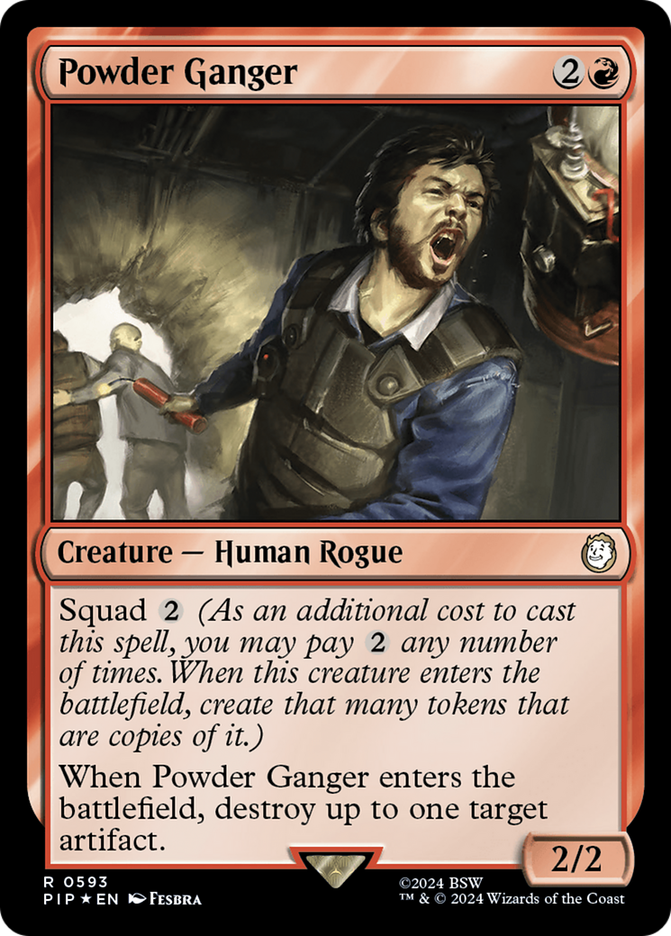 Powder Ganger (Surge Foil) [Fallout] | Boutique FDB TCG