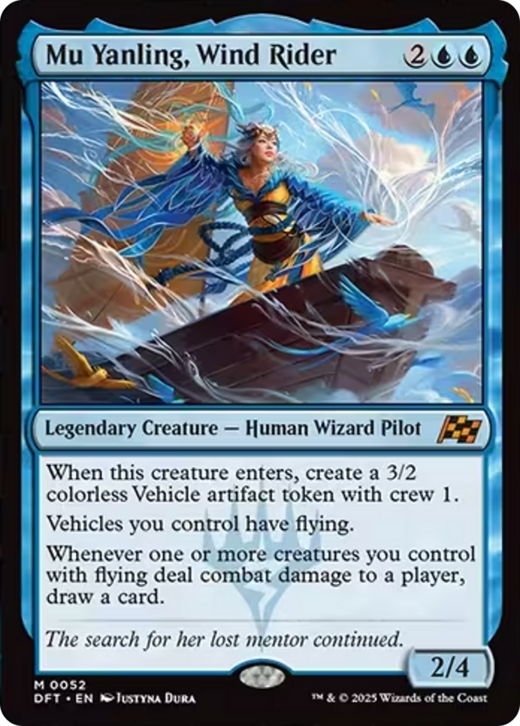 Mu Yanling, Wind Rider [Aetherdrift] | Boutique FDB TCG