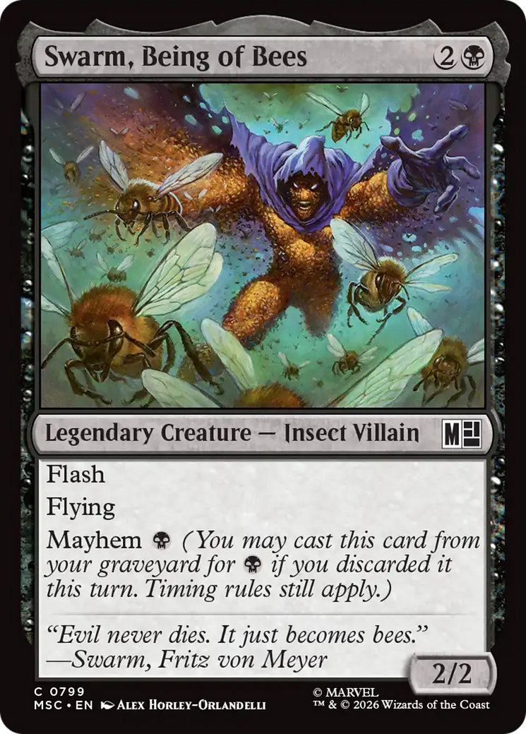 Swarm, Being of Bees [Marvel Super Heroes Commander] | Boutique FDB TCG
